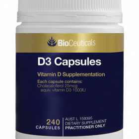 BioCeuticals D3 Capsules 240 Soft Capsules