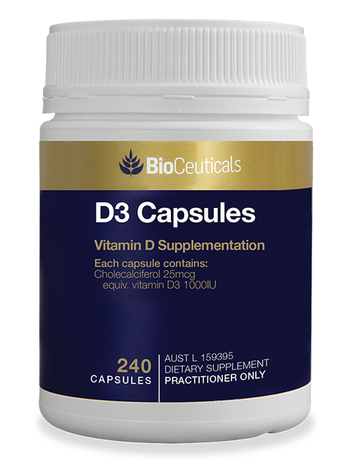 BioCeuticals D3 Capsules 240 Soft Capsules