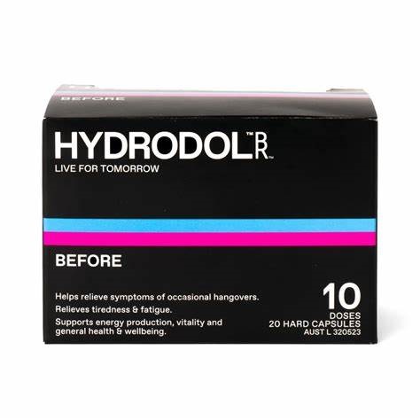 Hydrodol Before 10 Dose 20 Capsules